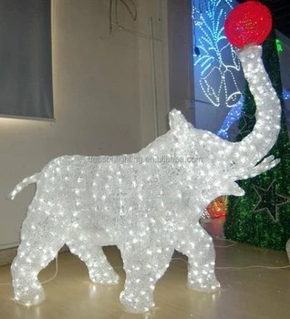 elephant christmas outdoor decorations Christmas Lighted Elephant For Outdoor Decoration Buy Outdoor Light