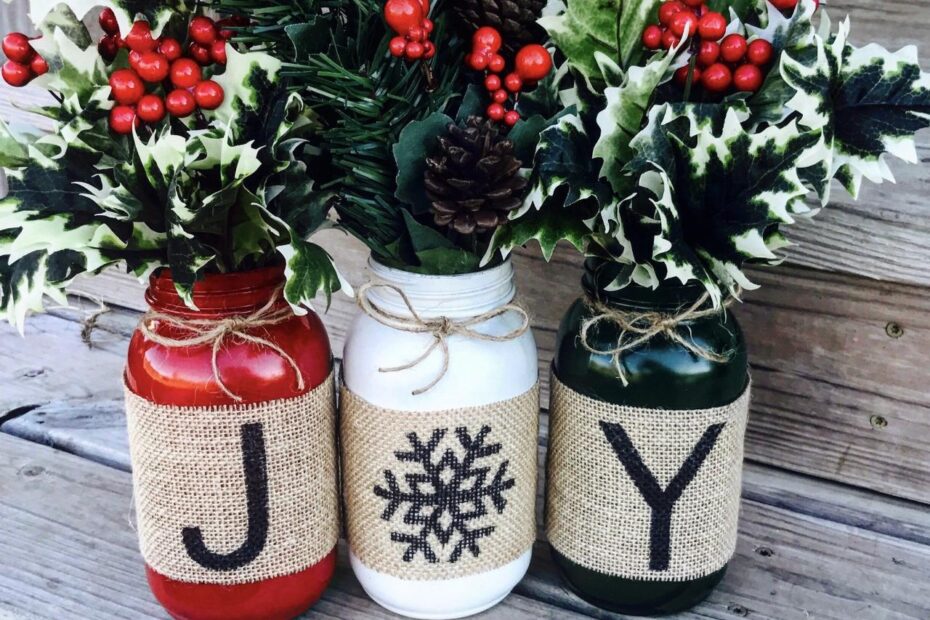 christmas decorating ideas using mason jars 25 Mason Jar Christmas Decor Ideas That are Another Word for Enchanting