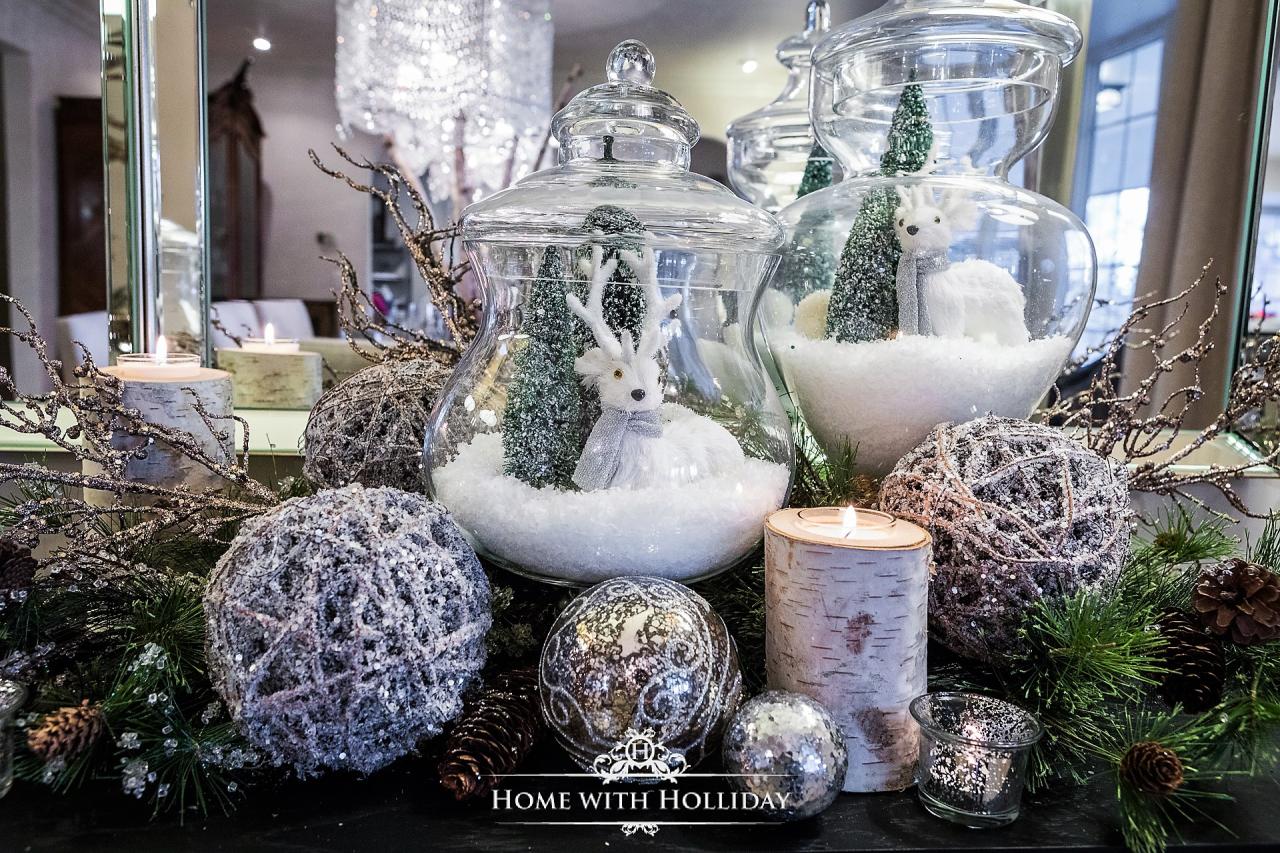 christmas decorating ideas with apothecary jars Using Apothecary Jars for Christmas Decorating Home with Holliday