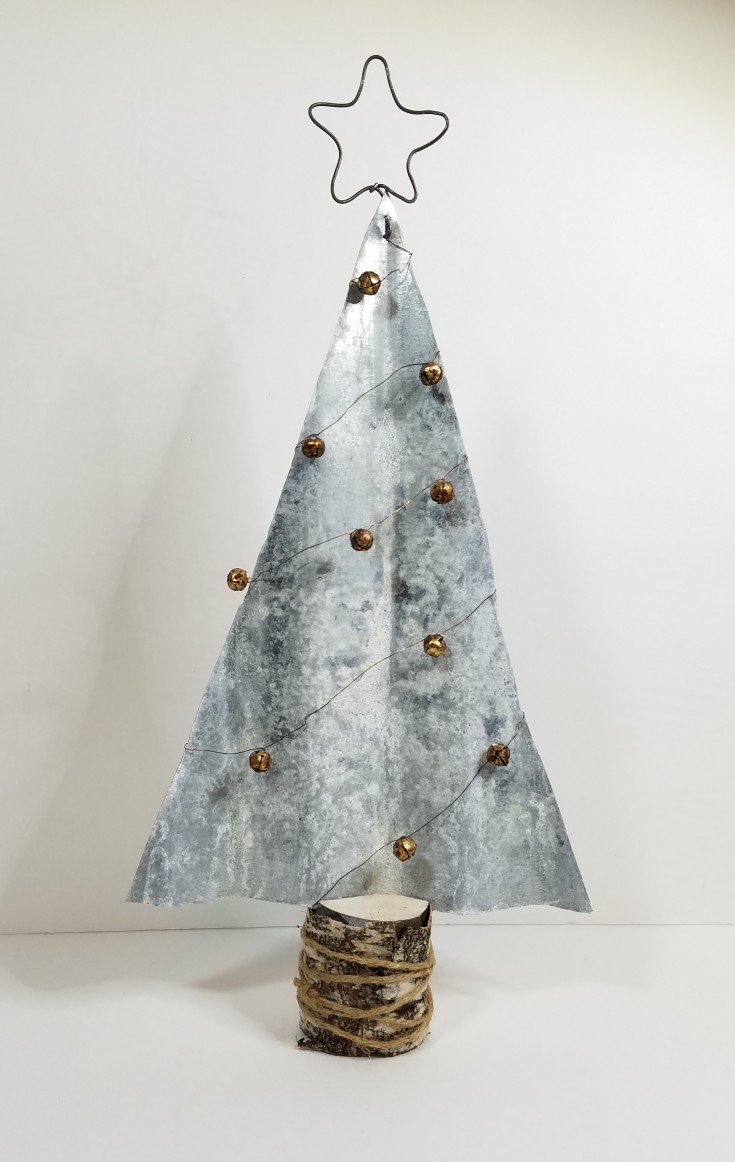 galvanized metal christmas decor Diy Rustic Galvanized Metal Christmas Tree Decor Mixed Kreations