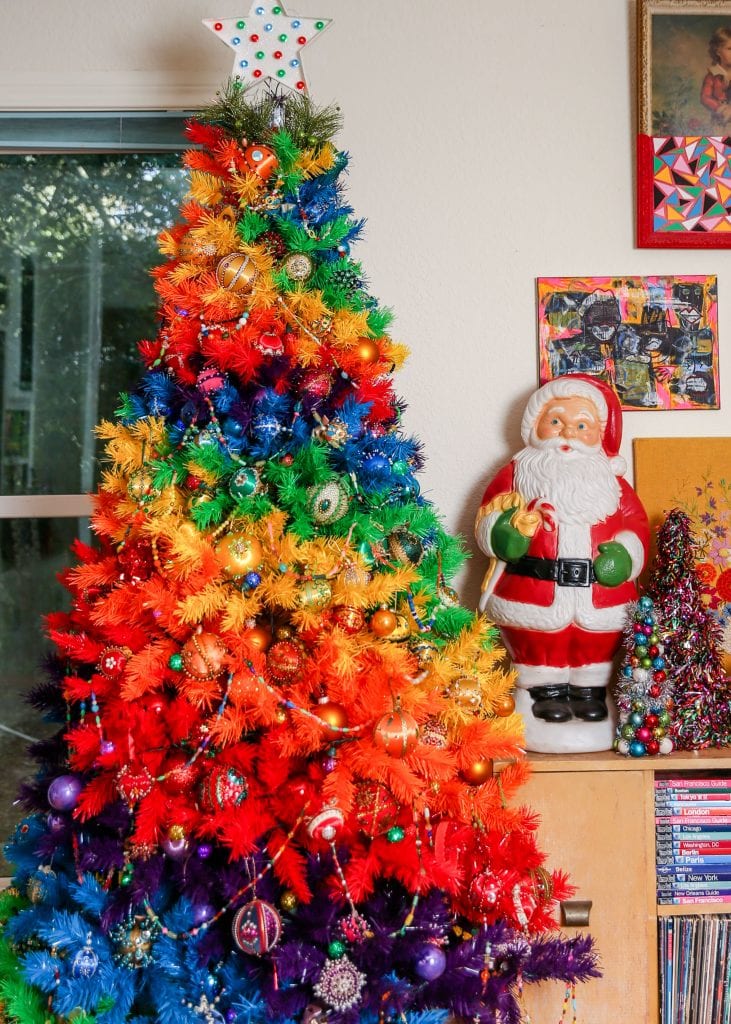 rainbow christmas tree decor How to Decorate a Rainbow Christmas Tree Jennifer Perkins