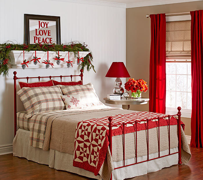 christmas decor ideas for bedroom 10 Christmas Bedroom Decorating Ideas, Inspirations