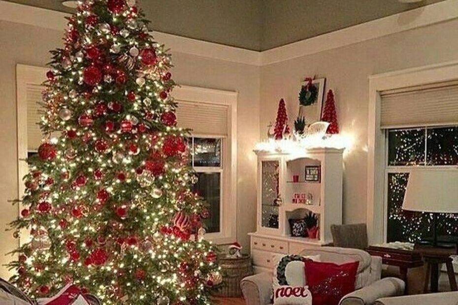 christmas decor living room ideas Living Rooms Decorated For Christmas Unusual Countertop Materials