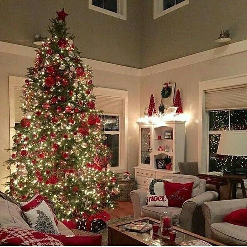 christmas decor living room ideas Living Rooms Decorated For Christmas Unusual Countertop Materials