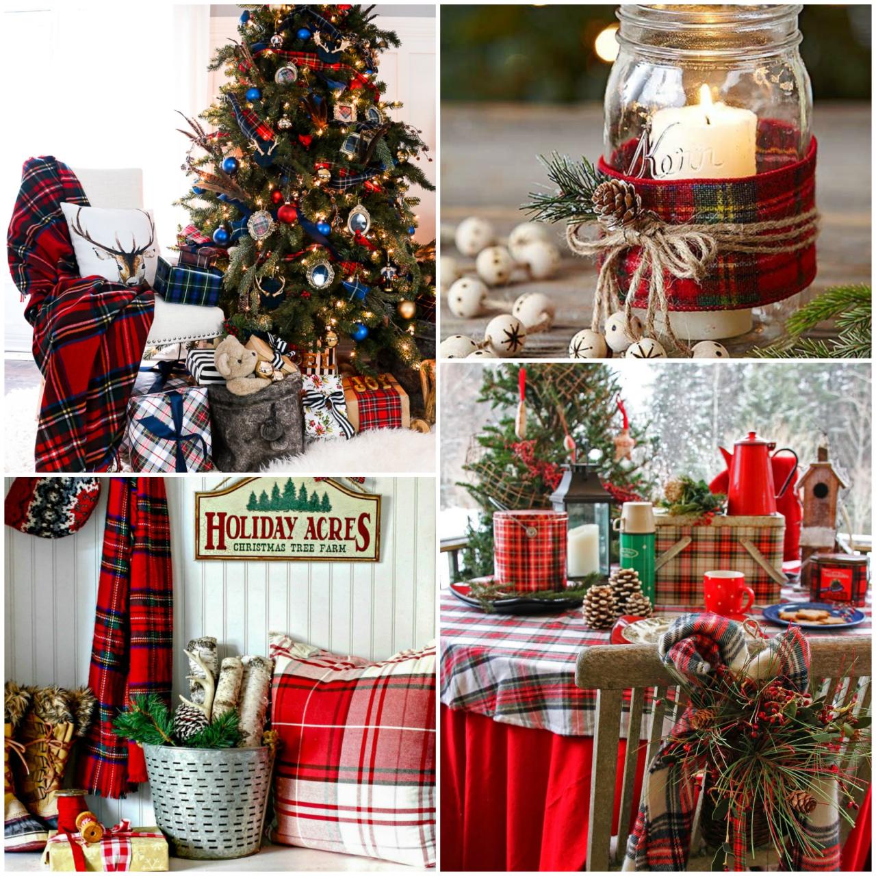 blue plaid christmas decor Thiết kế plaid christmas decor để tạo không khí lễ hội cho ngôi nhà của bạn