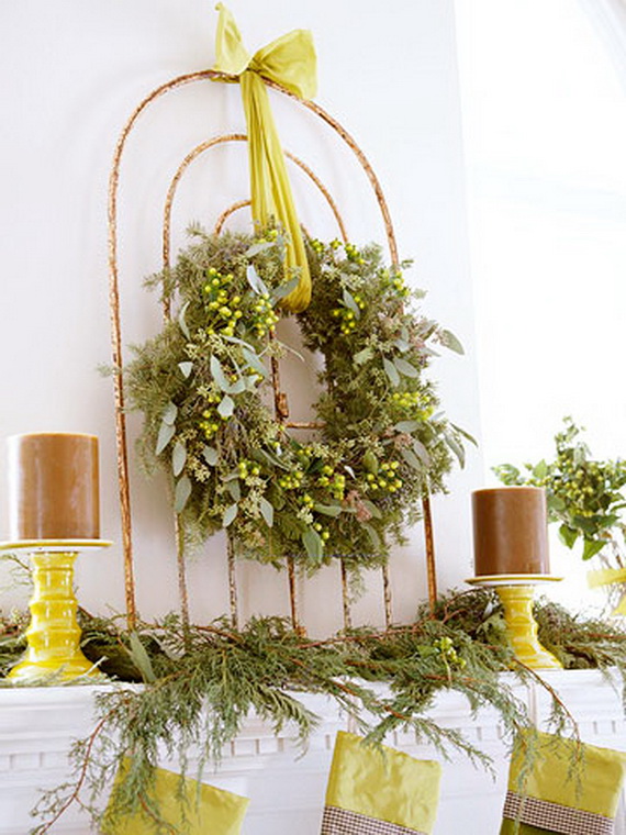 white and green christmas decor Magnificent Green And White Christmas Decorating Ideas family holiday