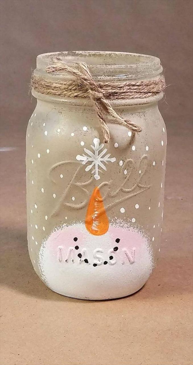 christmas jar decoration ideas pinterest 20 Adorable Mason Jar Craft Ideas DIY to Make