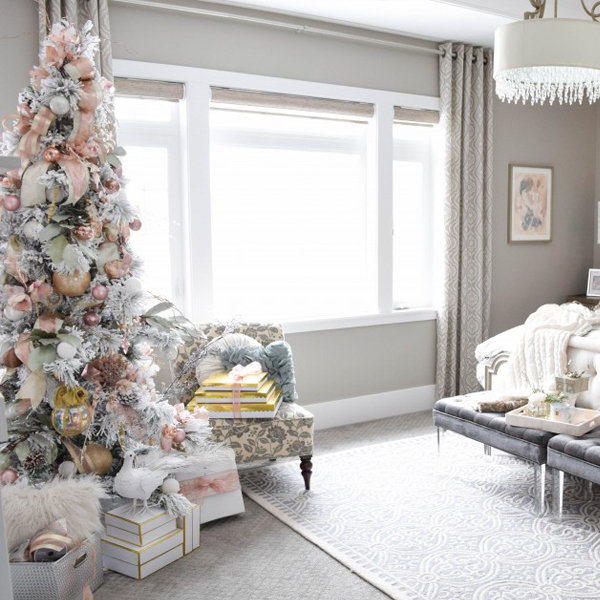 master bedroom christmas decor Master bedroom Christmas tour Style House Interiors