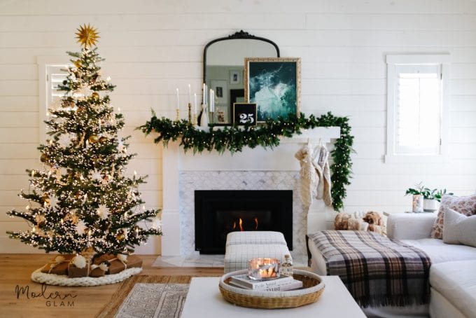 scandinavian minimalist christmas decor My Scandinavian Inspired Christmas Tree Modern Glam