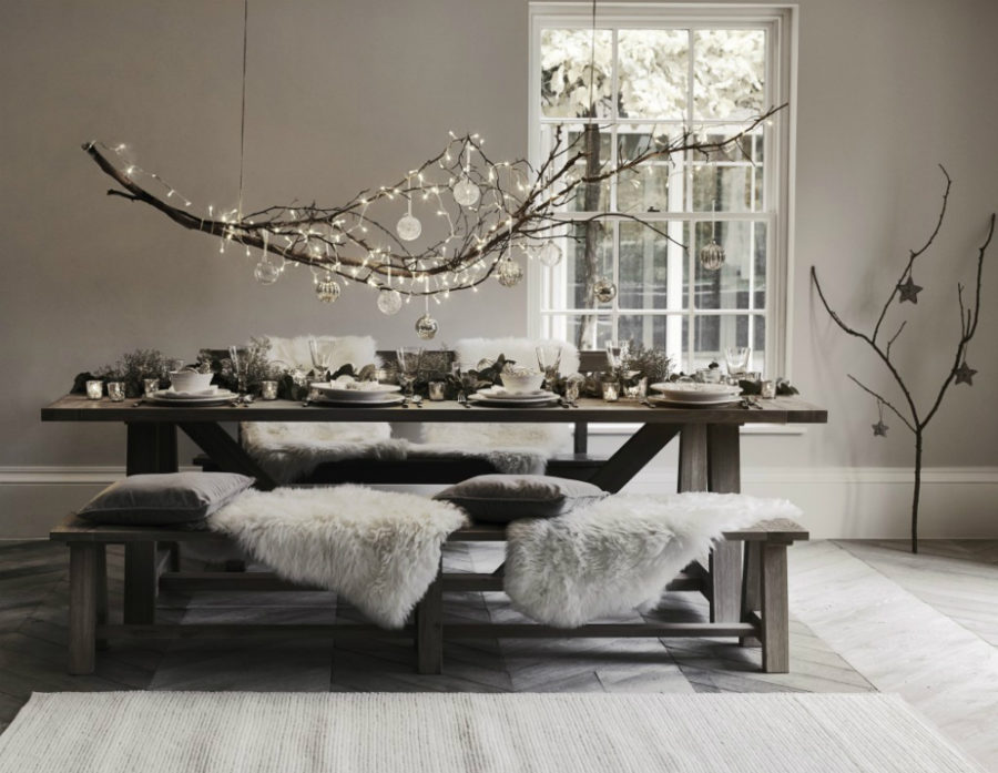 modern christmas tabletop decor Modern Christmas Decor Ideas are all Style and Chic