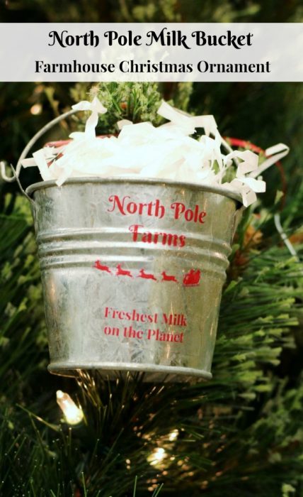 galvanized bucket christmas decor Farmhouse Galvanized Buckets Christmas Ornaments Knick of Time