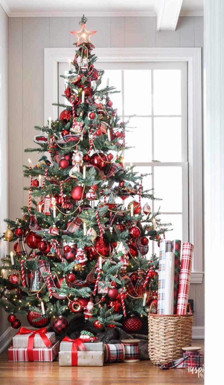 green christmas tree decor ideas 21+ Beautiful and Festive Christmas Tree Decorating Ideas