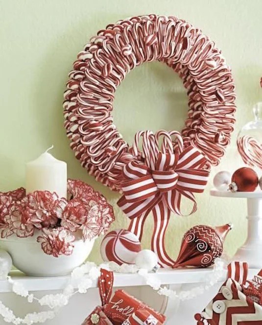 candy cane christmas decor ideas 23 Candy Cane Christmas Decor Ideas For Your Home Feed Inspiration