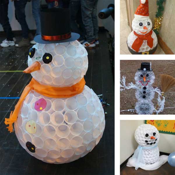 christmas decor ideas recycle 20 DIY Christmas Decorations made from Recycled Materials