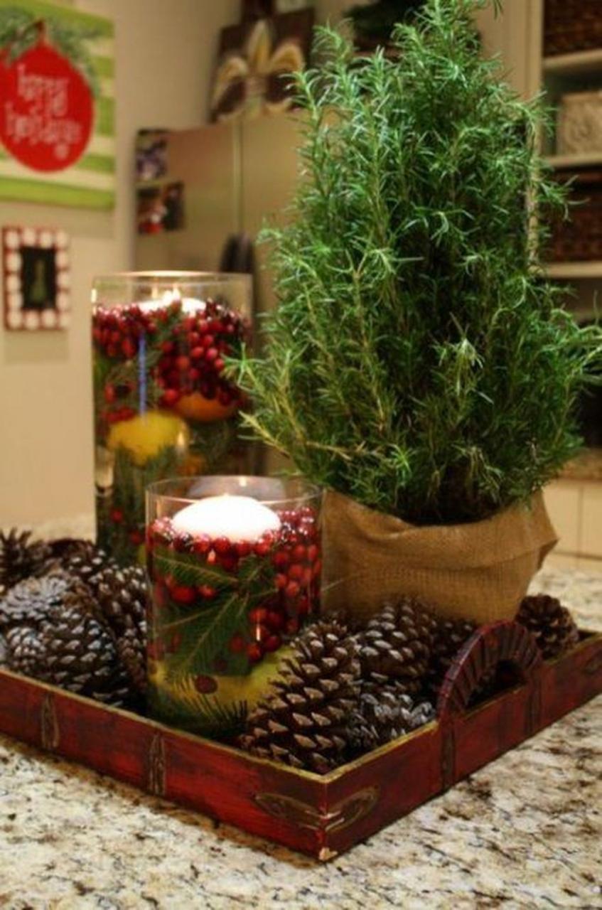 kitchen island christmas decor ideas 31 Popular Christmas Decor Ideas For Kitchen Island HMDCRTN