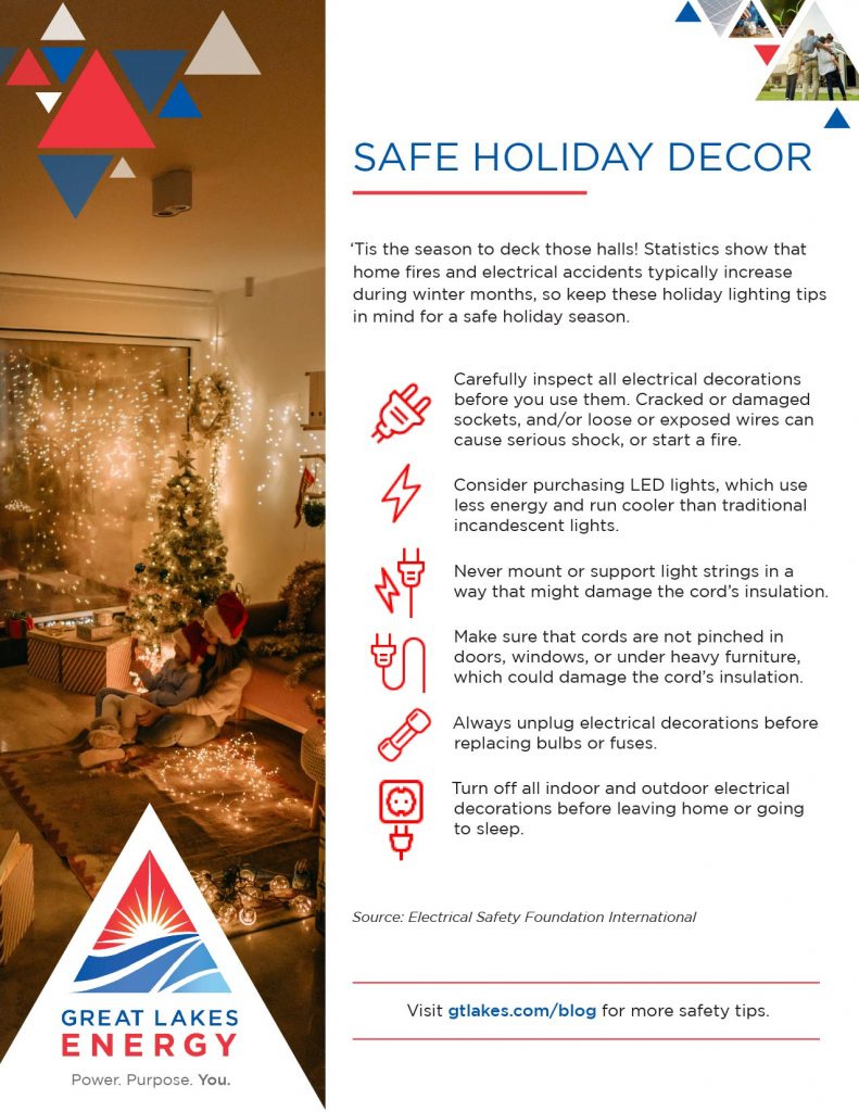 christmas decor by safehaven services llc Safe Holiday Decor Great Lakes Energy