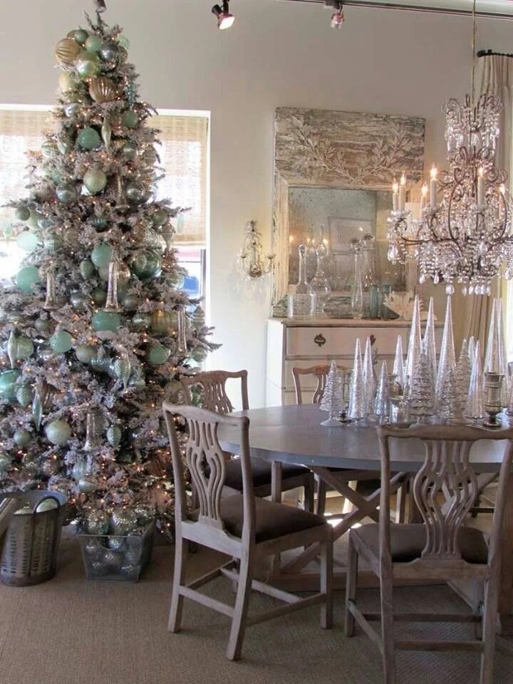 shabby chic christmas decor 30 Beautiful Shabby Chic Christmas Decorations Ideas Decoration Love