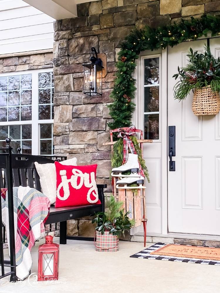 christmas outdoor entryway decorations 9 Best Christmas Entryway Decor Ideas In 2022 She Gave It A Go