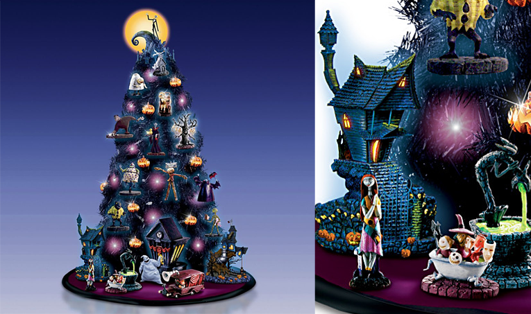 tim burton christmas decor Tim burton the nightmare before Christmas lighted Christmas town