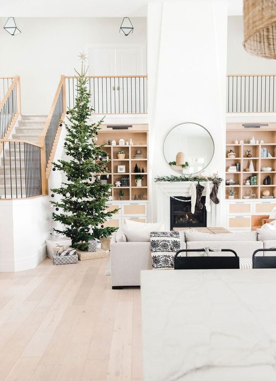 minimalist modern christmas decor 55 Minimalist Christmas Décor Ideas DigsDigs