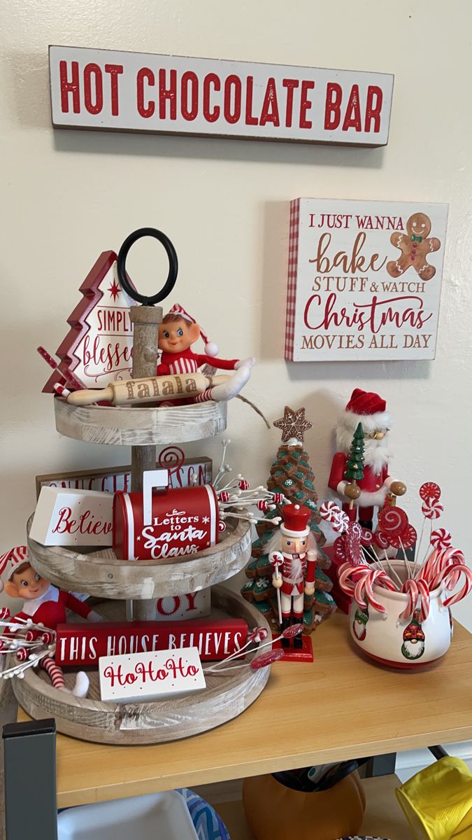 hot chocolate bar christmas decor Hot chocolate bar christmas Artofit