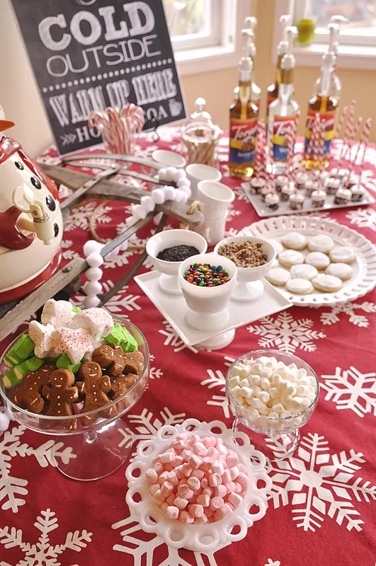 hot chocolate bar christmas decor Christmas Hot Chocolate Bar by Leigh Anne Wilkes Christmas hot