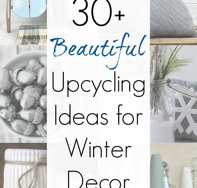 winter home decor not christmas 30+ Upcycling Ideas for NonChristmas Winter Decorations