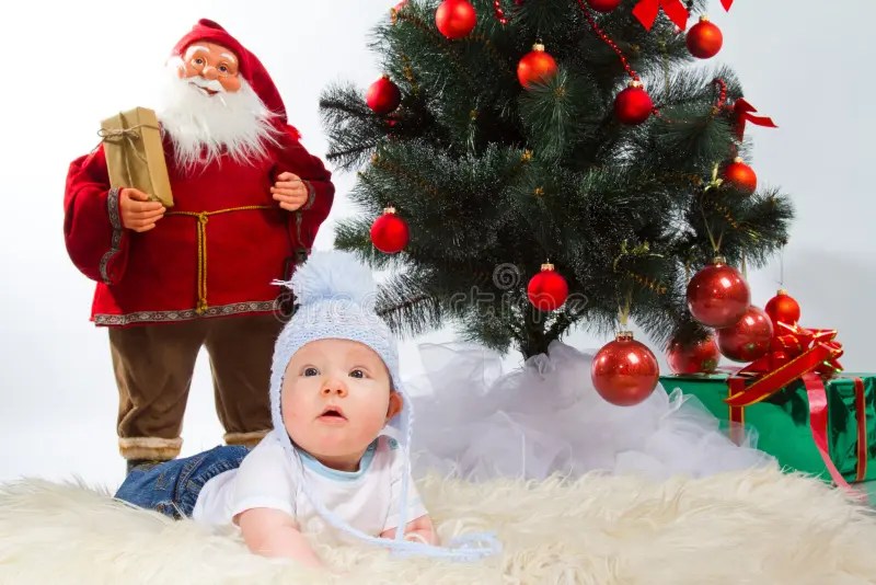 christmas decorations ideas baby Baby with xmas decoration stock photo. Image of decoration 34095504