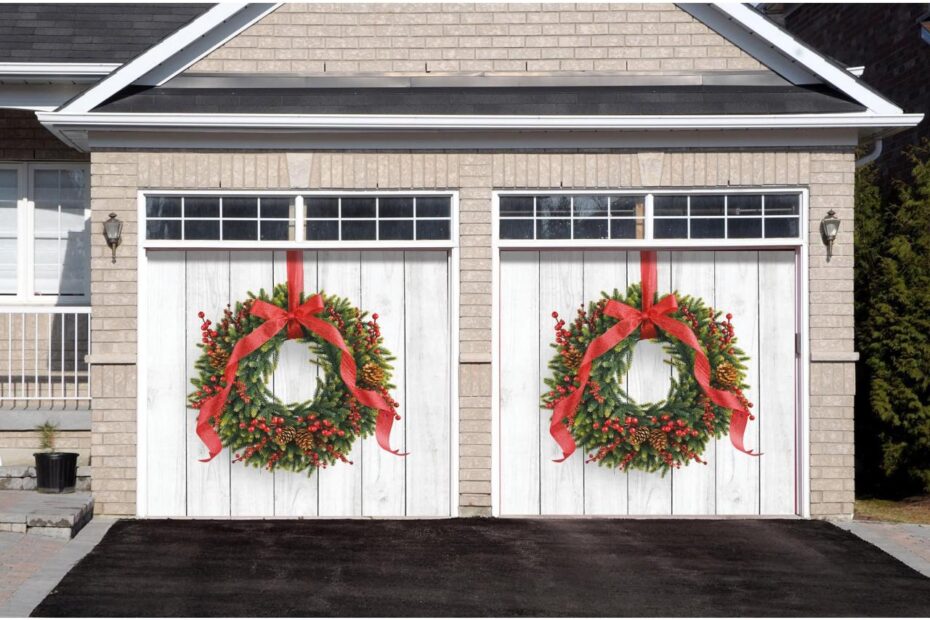 christmas decor for garage 10 Creative garage door christmas decorations That Make Your House