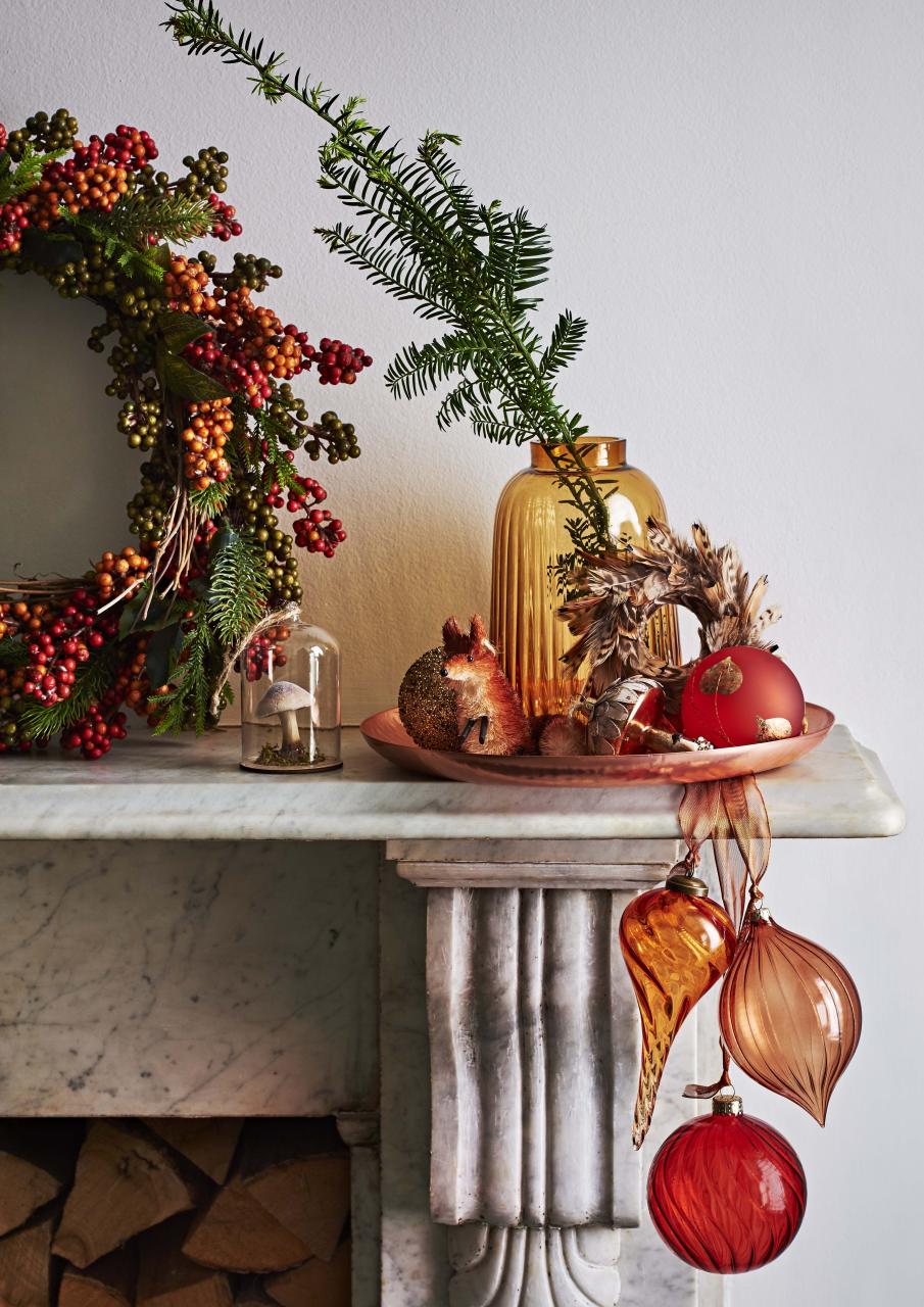 christmas decor john lewis John Lewis, Autumn Berry Wreath £35, Woodland Christmas, Christmas Mood