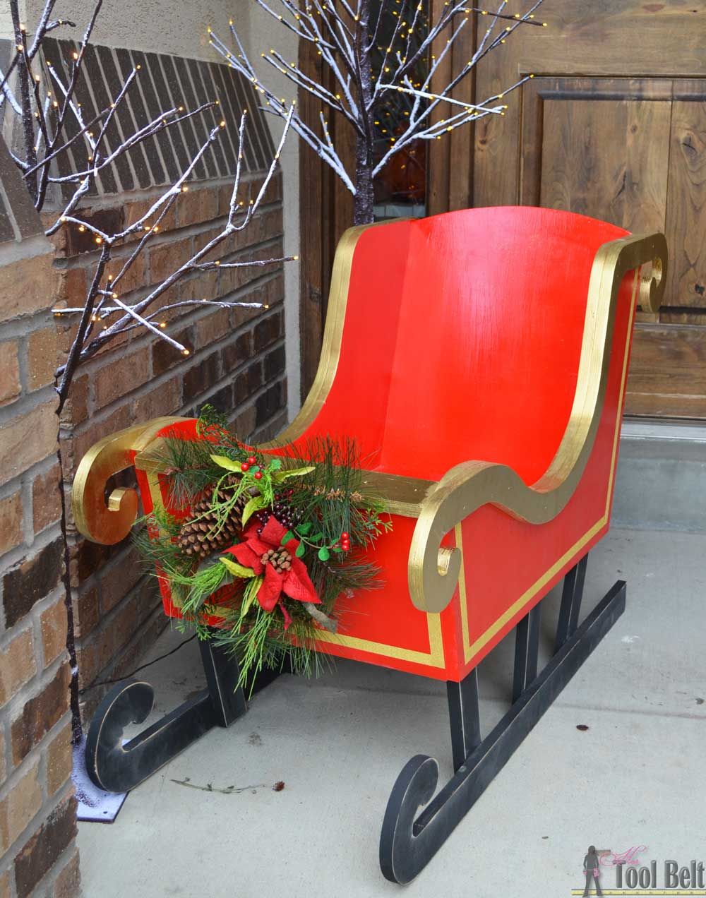 christmas sleigh decor ideas Pin on Christmas Ideas