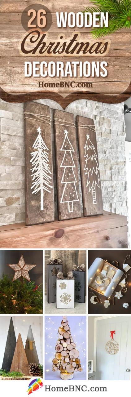 christmas decoration ideas wood 26 Best Wooden Christmas Decorations to Buy in 2023