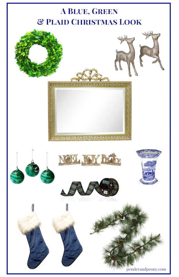 blue plaid christmas decor Get My Blue, Green & Plaid Christmas Look Pender & Peony A Southern