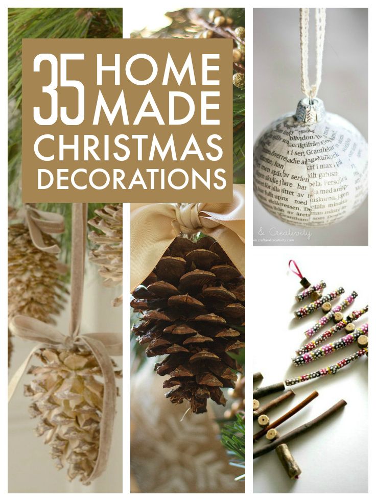 christmas decorations you can make 35 of the BEST DIY homemade Christmas decorations to make Homemade