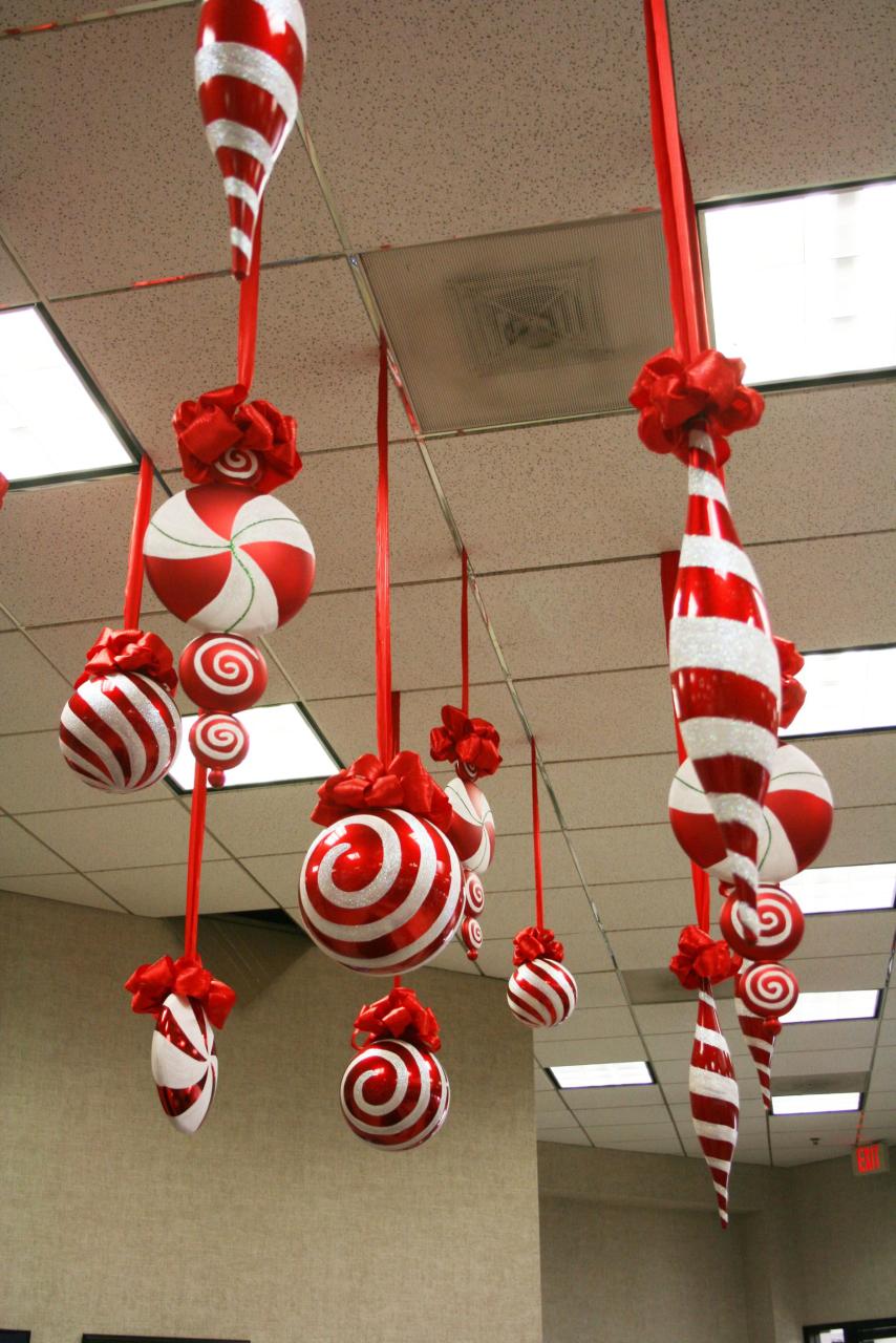 hanging decor for christmas 30+ Hanging Ornaments From Ceiling Ideas HomeDecorish