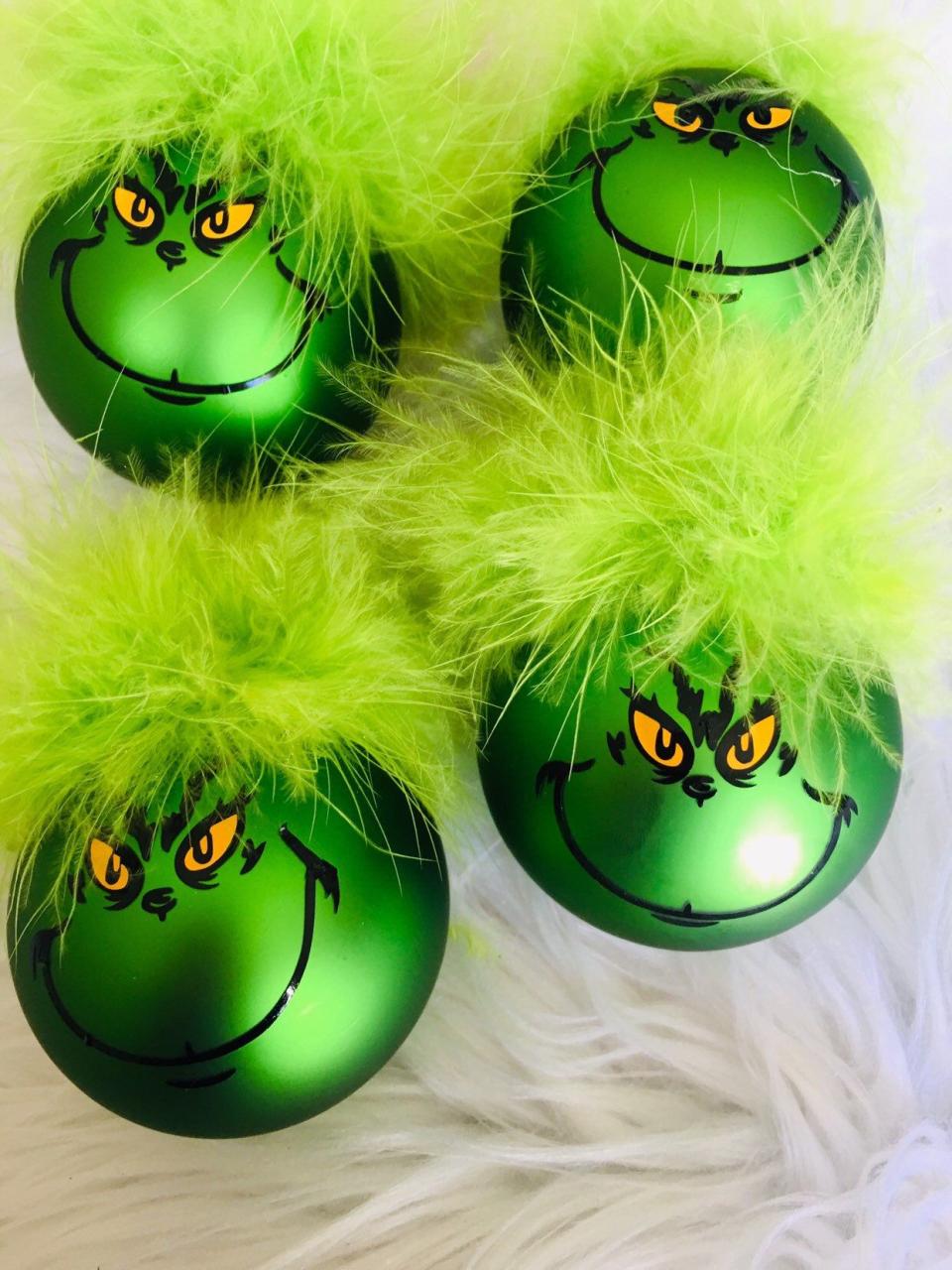 grinch christmas decor clearance Adorable Grinch Ornaments for Your Christmas Tree