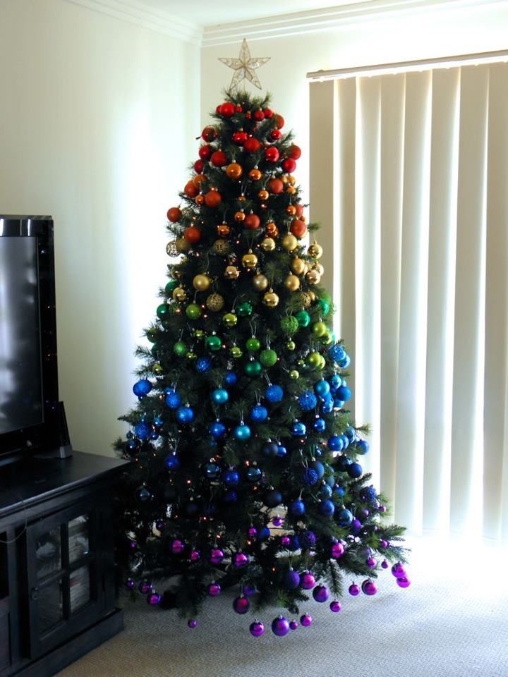 rainbow christmas tree decor rainbow christmas tree! LOVE THIS! Rainbow christmas tree, Rainbows