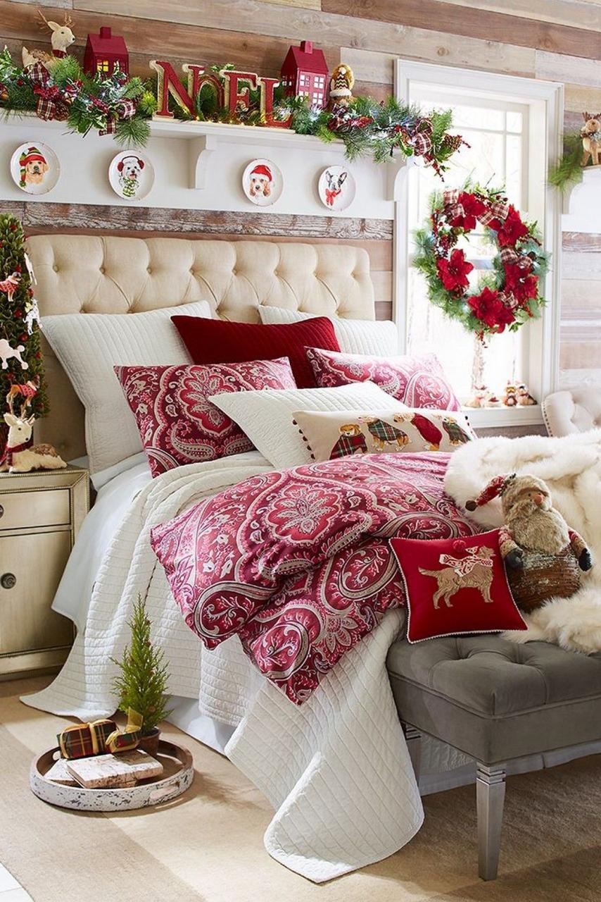 christmas bedroom decor pinterest Pin by Decorations For Home on Bedroom Decoration Design Christmas