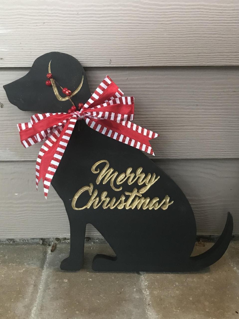 black lab christmas decor outdoor Pin on Lab Retriever