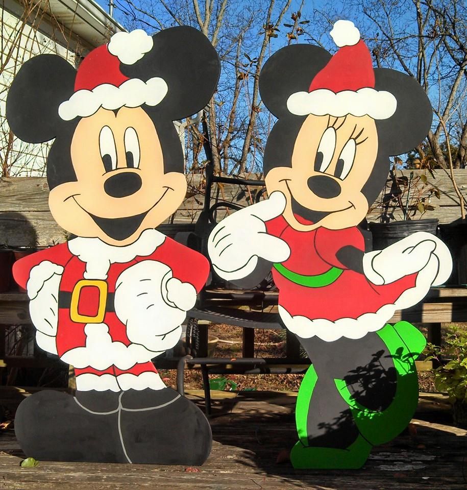 disney christmas outdoor decor Disney Christmas Yard Decorations HomeDecorish