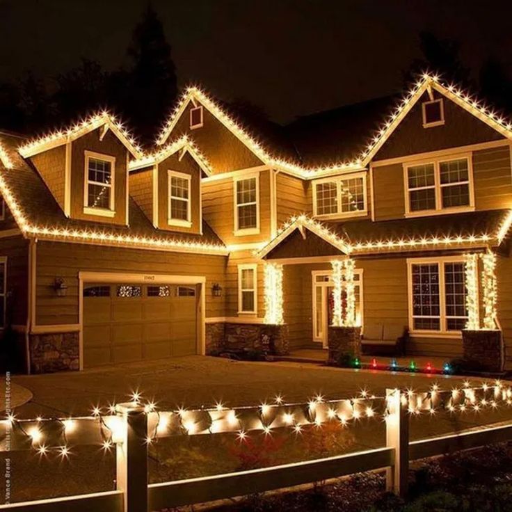 christmas decoration ideas outdoor lights 21 Awesome Outdoor Christmas Lights House Decorations Ideas