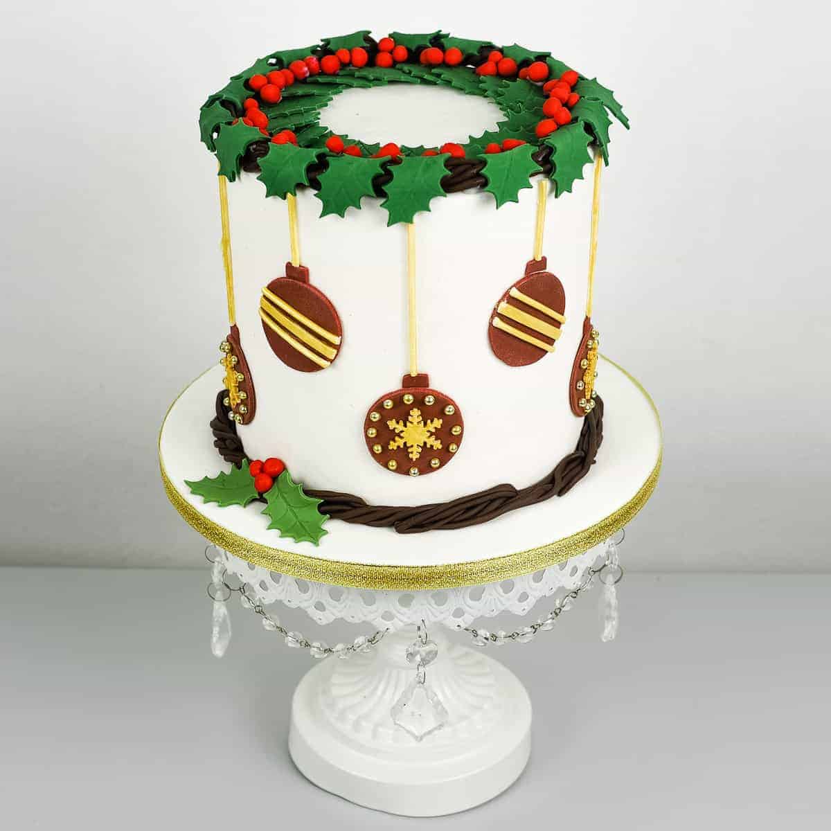 christmas cake decorating ideas no icing Step By Cake Decorating For Beginners Pdf Shelly Lighting