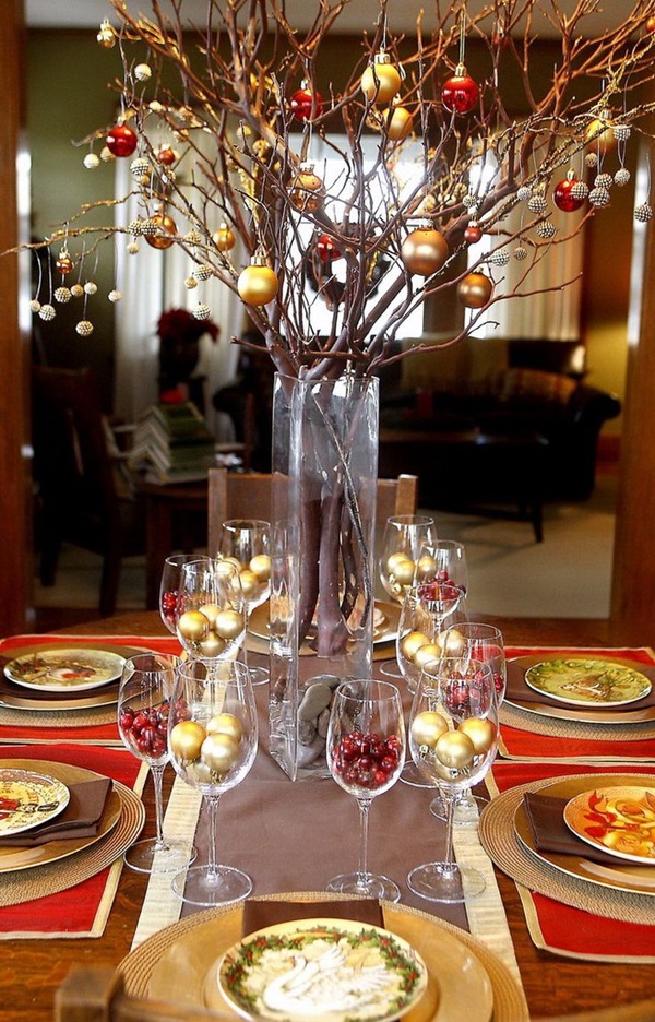 christmas table decoration ideas nz 40 Christmas Table Decoration Ideas