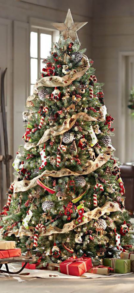 vintage christmas tree decor ideas 40 Most Loved Christmas Tree Decorating Ideas on Pinterest All About