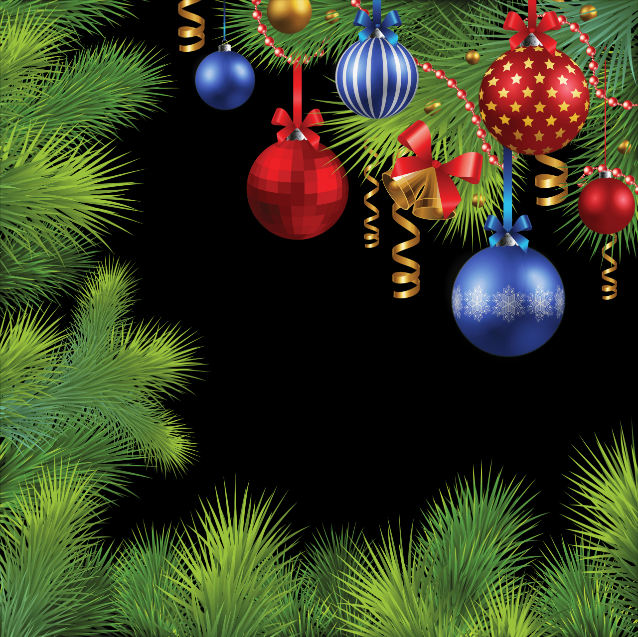 christmas decor vector png Christmas decoration PNG