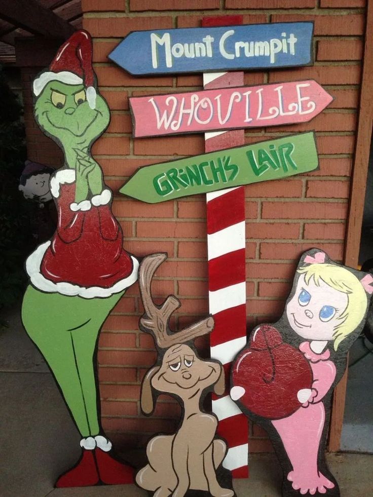 christmas decorations outdoor grinch Kawaii Interior Office christmas decorations, Whoville christmas