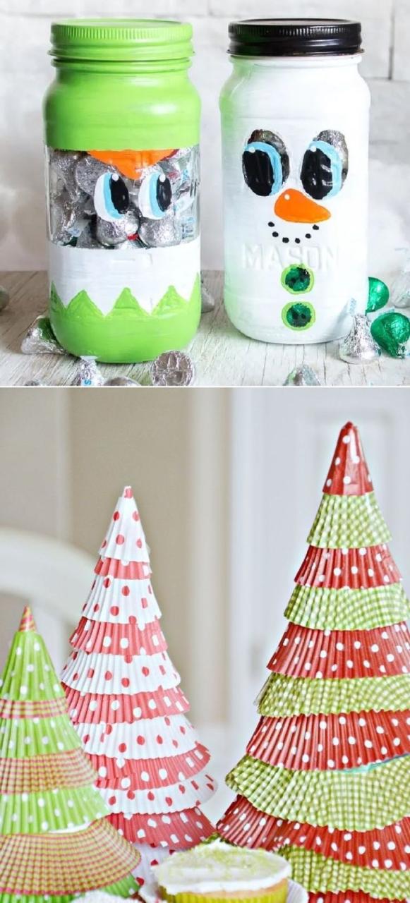 christmas decor ideas recycle Making Recycled Christmas Decorations