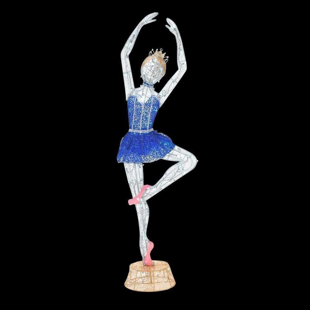 ballerina outdoor christmas decor Holiday Christmas Indoor Outdoor Lighted Dancer Ballerina Porch Yard