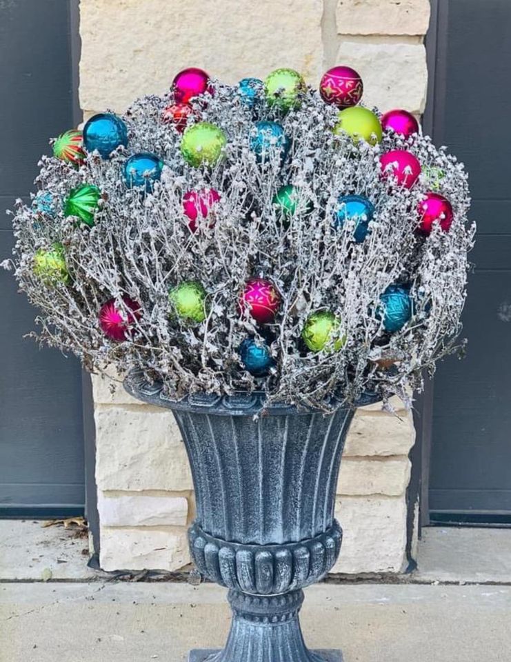 dead mums christmas decor You Can Turn Dead Mums Into Christmas Decorations. Here's How. Kids