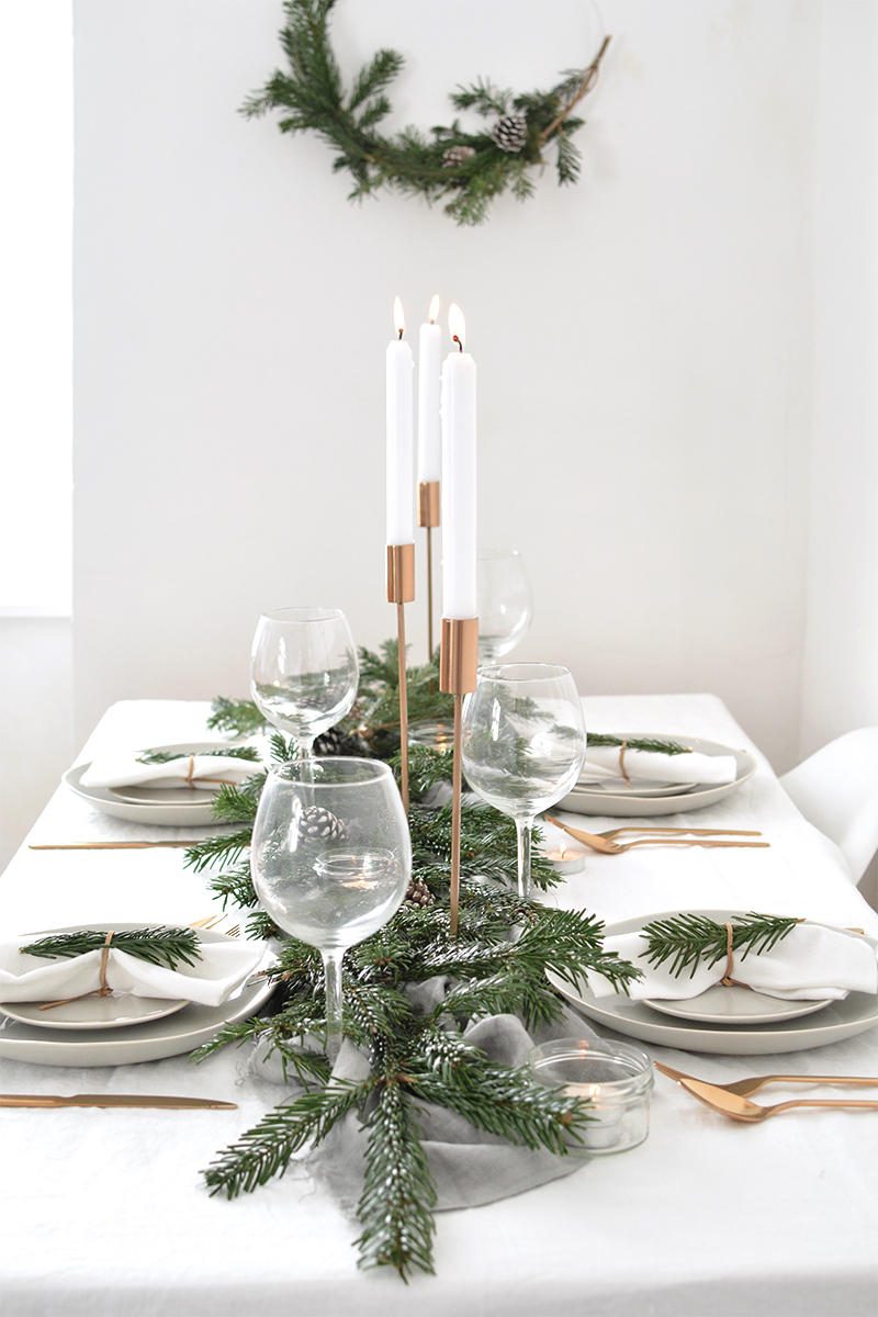 modern christmas tabletop decor how to create a modern christmas tablescape BURKATRON